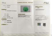 5.44/CT Natural Panna Stone with Govt. Lab Certificate-16275S206812